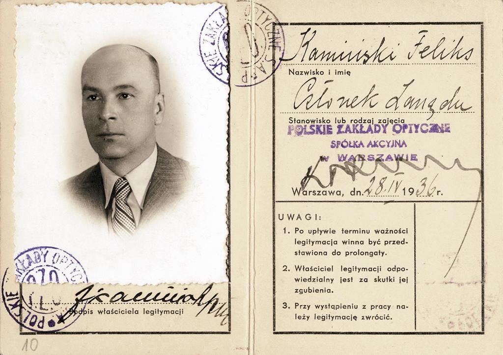 Legitymacja Orderu Virtuti Militari, 1936 r. /Zbiory prywatne Pawła Kamińskiego/