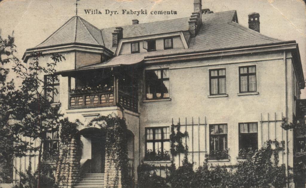 Pocztówka: Willa Dyrektora Fabryki Cementu /Zbiory Muzeum Miasta Jaworzna/