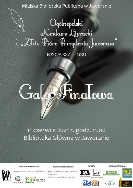 Gala finałowa Konkursu o „Złote Pióro Prezydenta Jaworzna”