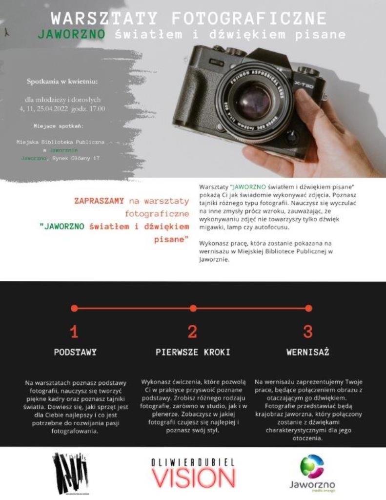 Jaworzno światłem i dźwiękiem pisane. Warsztaty fotograficzne