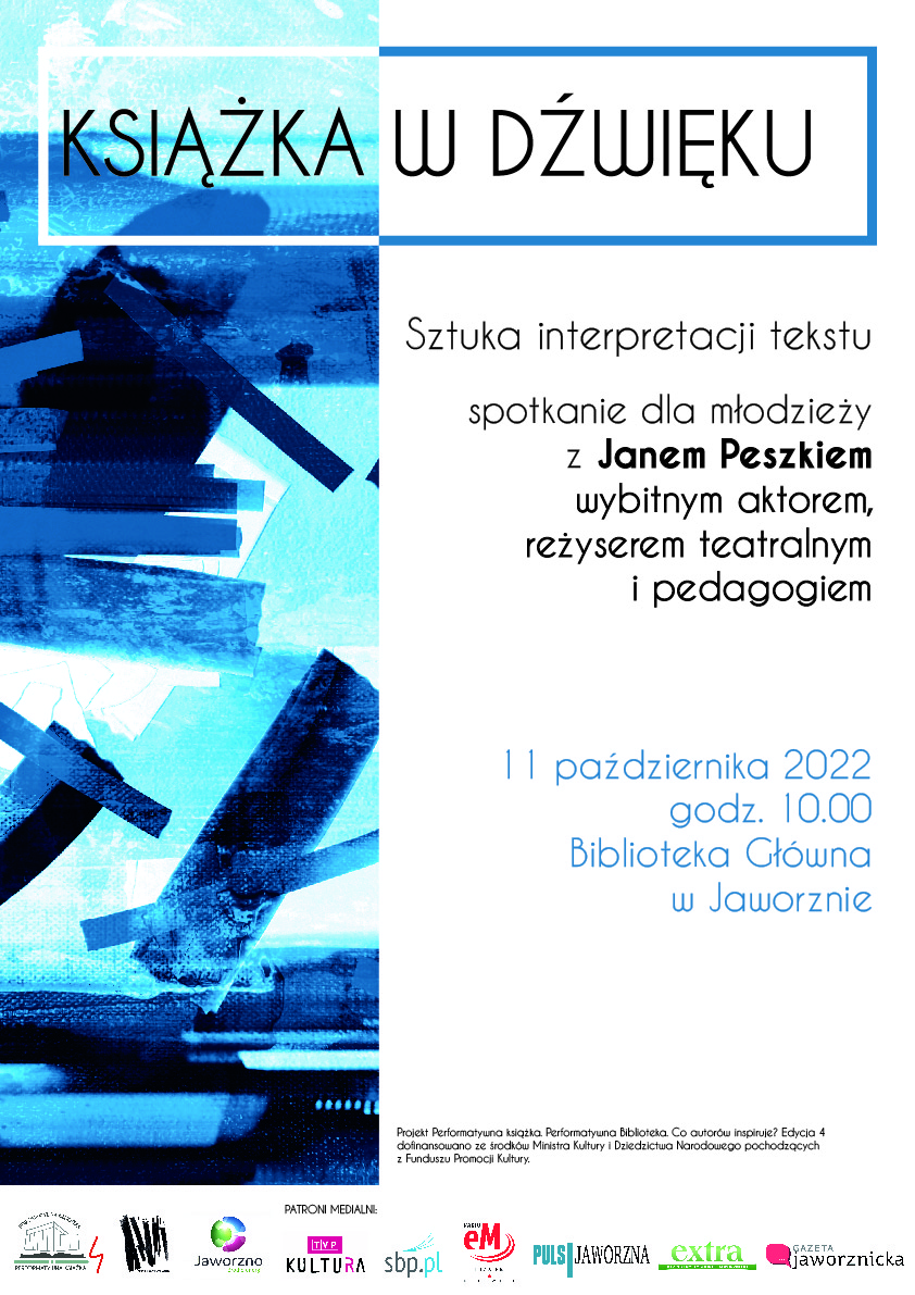 Sztuka interpretacji tekstu. Spotkanie dla młodzieży z Janem Peszkiem