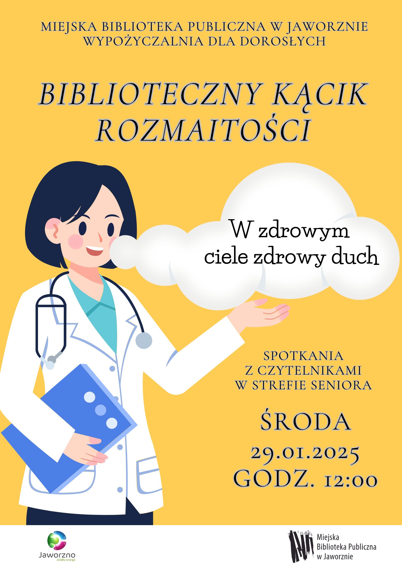 Biblioteczny Kącik Rozmaitości – „W zdrowym ciele zdrowy duch”